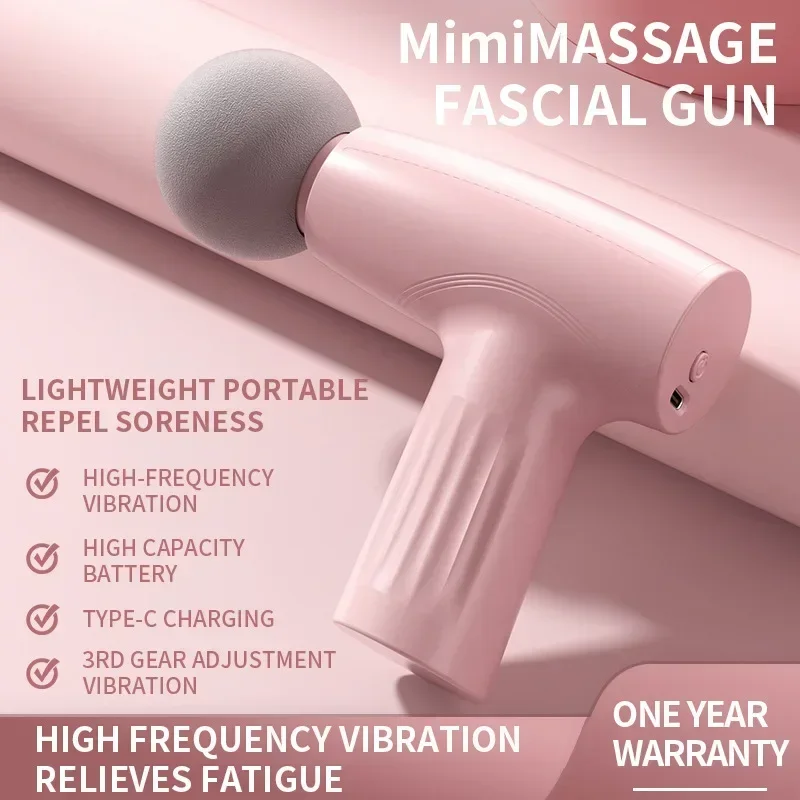 Muscle Mini Pink Massage Gun D - Health Wellness ulasan dan harga
