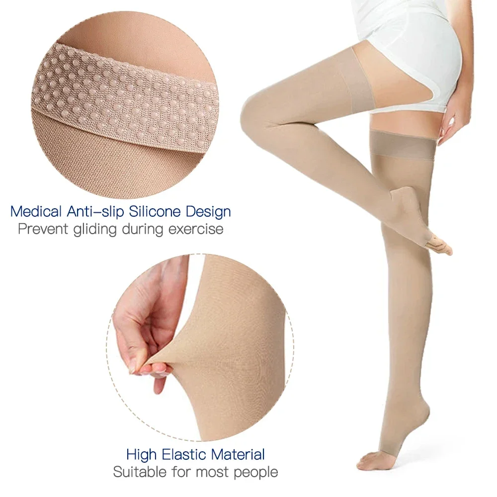 1Pair Thigh High Compression S - Echinacea ulasan dan harga