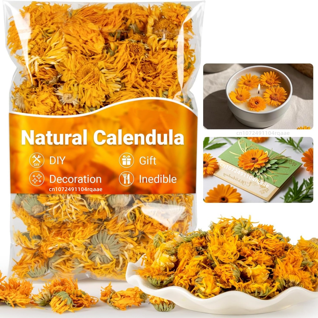 Natural Dried Marigold Flowers - Chamomile Tea ulasan dan harga