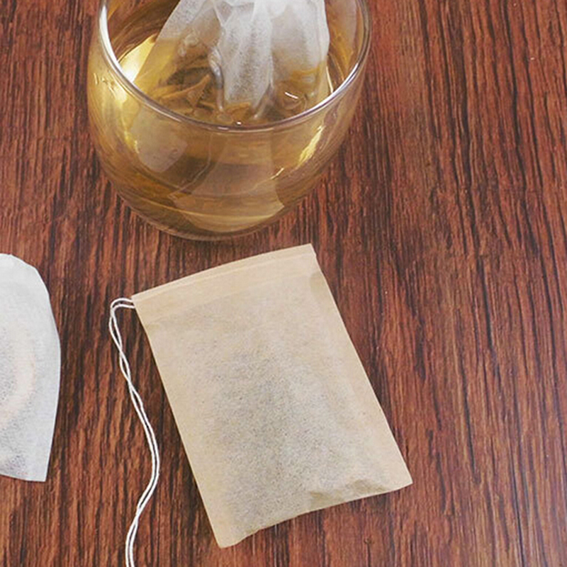 100Pcs Drawstring Teabags Biod - Herbal Tea ulasan dan harga