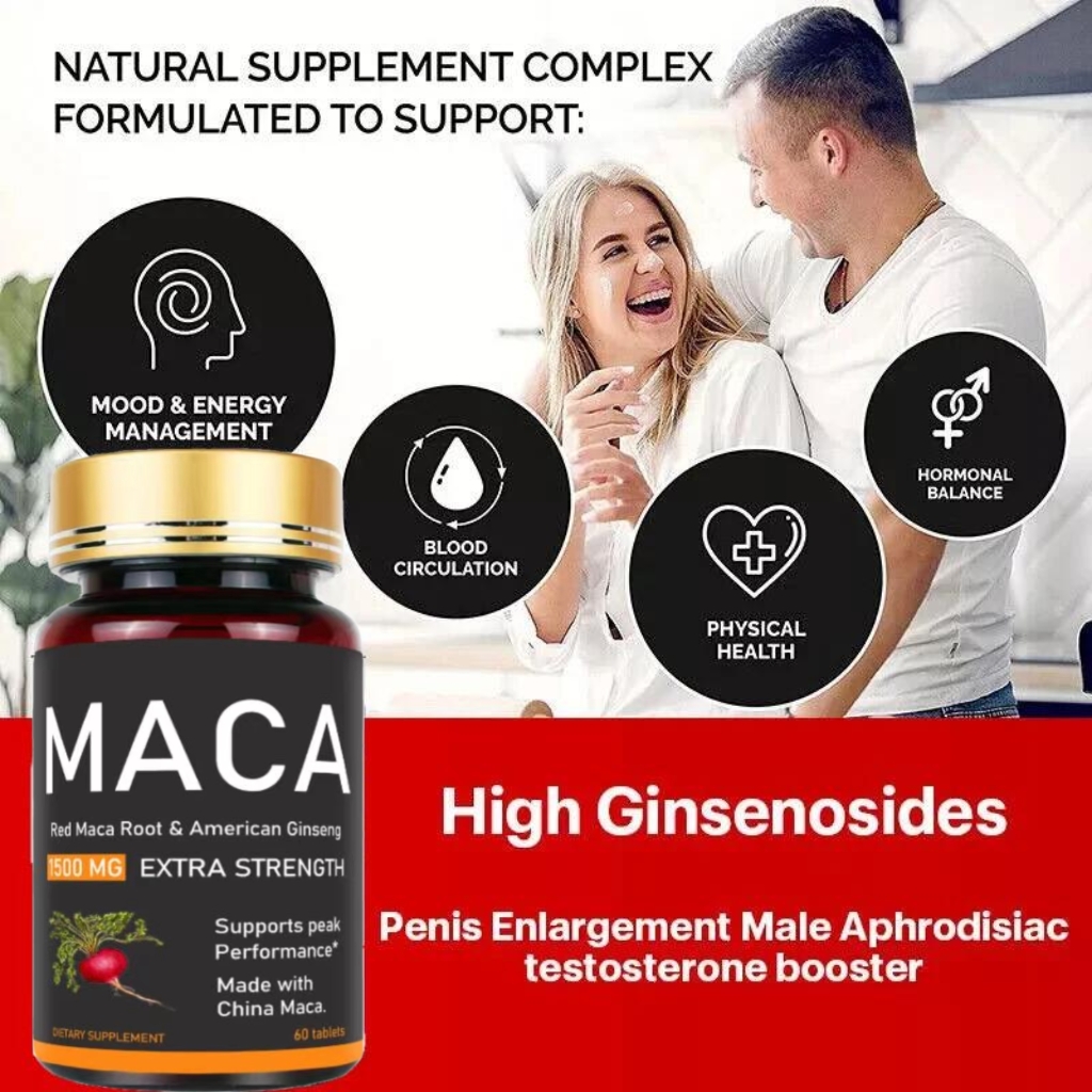 Maca Ginseng Astragalus Wolfbe - Herbal Supplement ulasan dan harga