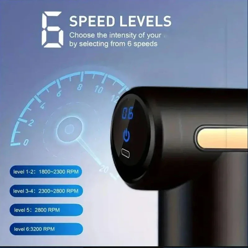 Portable Fascial Massage Gun E - Health Wellness ulasan dan harga