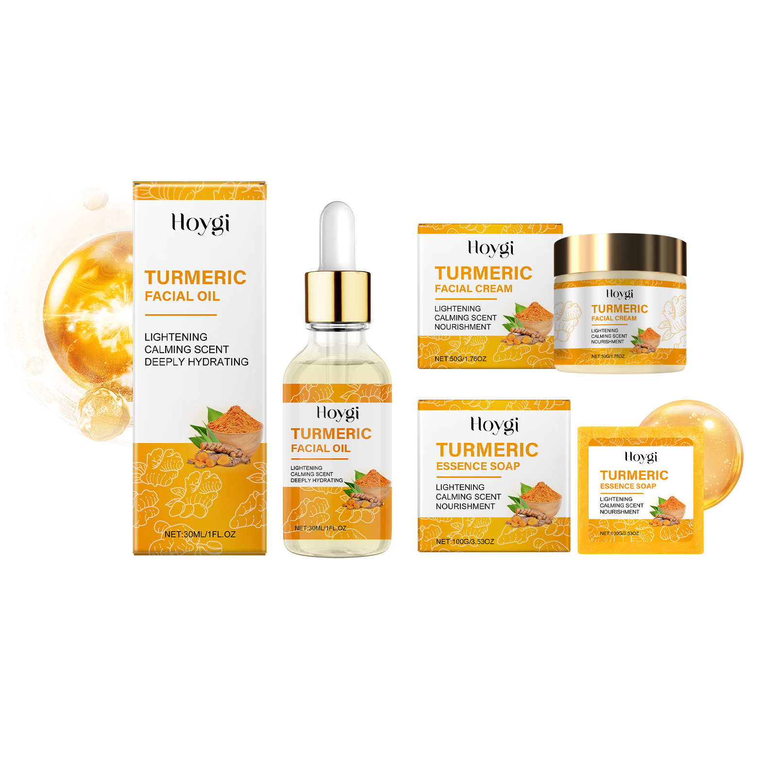 Turmeric Skincare Set Body Soa - Turmeric ulasan dan harga