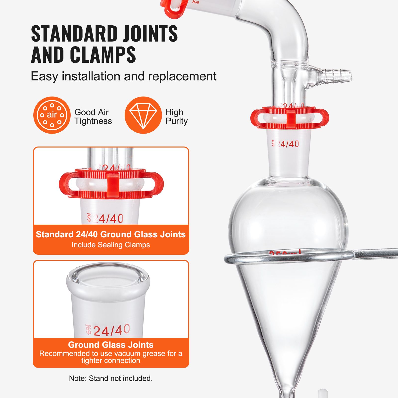 Lab Distillation Kit, 3.3 Boro - Essential Oils ulasan dan harga