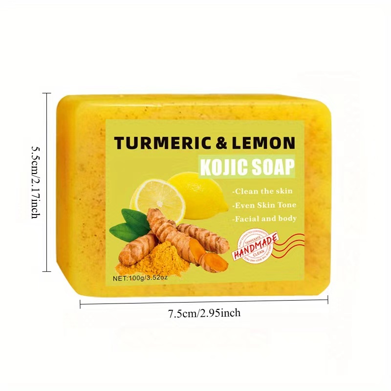 2PCS Turmeric Citric Acid Soap - Turmeric ulasan dan harga